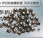 Split Shot Lead Sinkers, Open-Ended Pinch-On Weights, Multiple Sizes – option photo