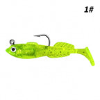 Lead Fish Lure with T-Tail, 6 cm / 7 g (0.25 oz), Single Hook – option photo