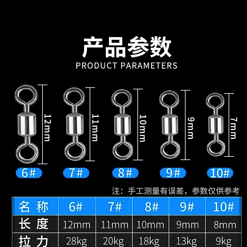 Figure-8 Fishing Snap Connectors, Boxed 50 or 100 pcs – option photo