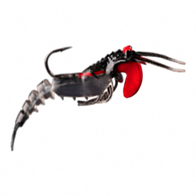 Jointed Soft Shrimp Lure, Glow and Clear Colors – option photo