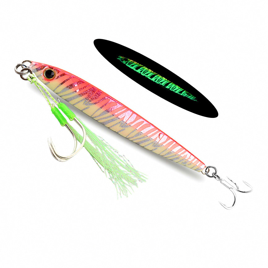 Slow-Sinking Metal Jig, 40–100 g (1.4–3.5 oz), Double Hook – option photo