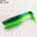 T-Tail Soft Plastic Swimbait, Paddle Tail Lure, 10 or 100 Pack – option photo