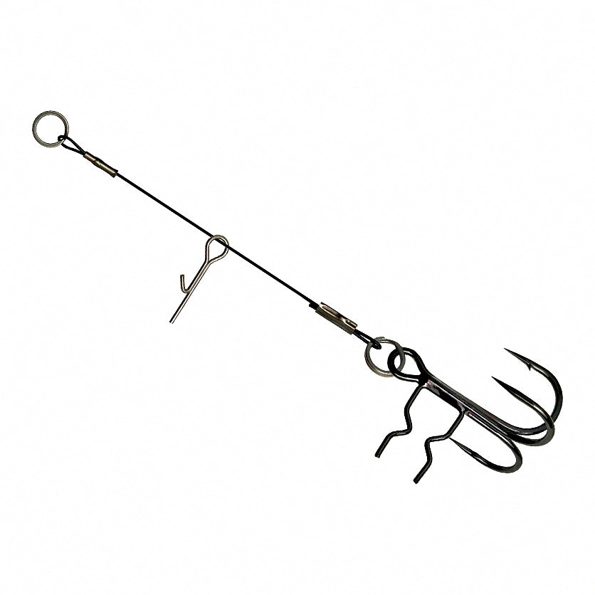 Long Wire Treble Hook Rig for Hard Baits, 45–70 mm – option photo
