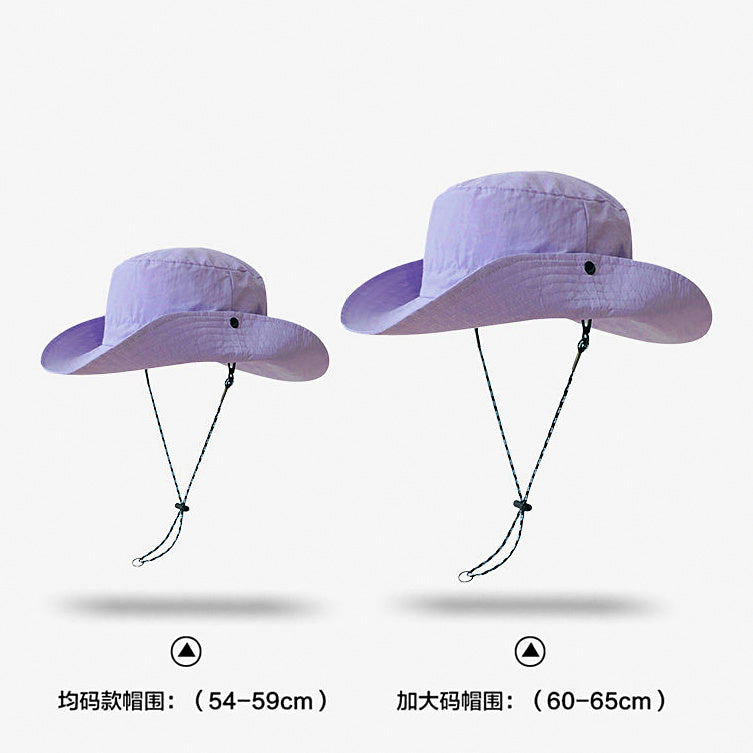 Foldable Sun Bucket Hat, Quick-Dry, Unisex, 2 Sizes – option photo