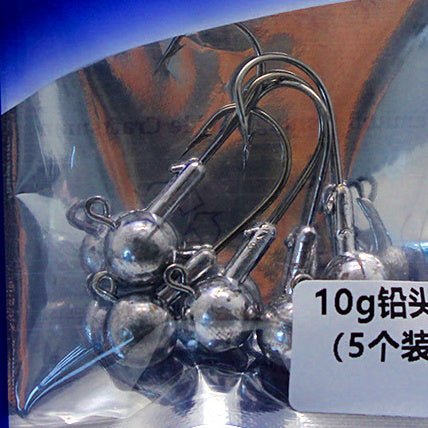 Painted Lead Jig Heads, 1–20 g (0.04–0.7 oz), 5-Pack – option photo