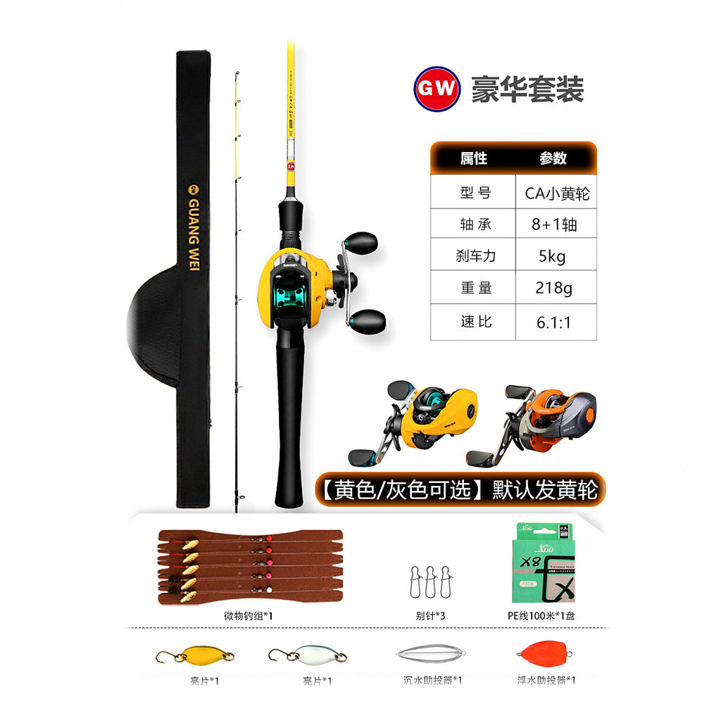 Carbon Rod & Reel Combo, UL–XH, 1.37–2.4 m (4.5–7.9 ft) – option photo