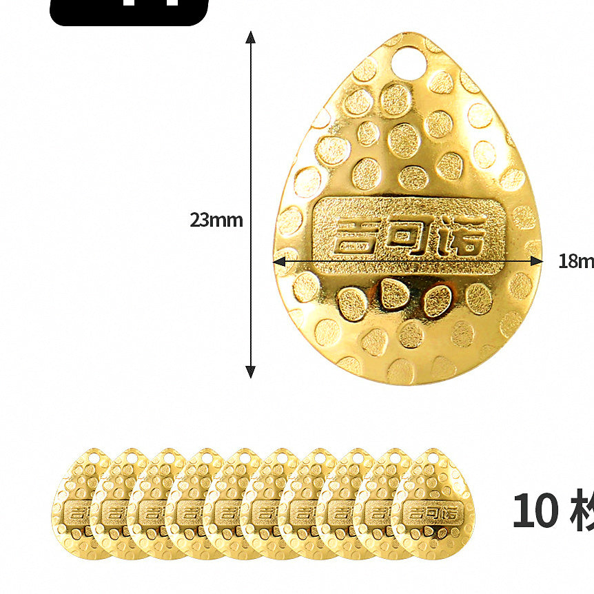 Copper Sequins for DIY Hooks, Gold & Silver, M/L – option photo