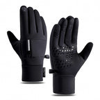 Men's Winter Fleece-Lined Touchscreen Gloves, Water-Repellent – option photo