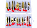 20-Piece Metal Spoon Lure Assortment Box Set – option photo