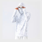 UPF 50+ Hooded Fishing Sun Shirt with Face Cover – option photo
