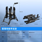 Carbon Fiber Woven Rod Holder Tube, 6-Rod Storage – option photo