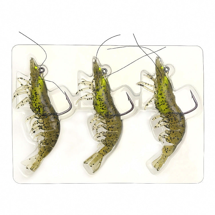 Glow Shrimp Soft Bait, Lead-Filled, 8–9 cm (3.1–3.5 in) – option photo