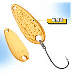 Peanut Shell Spoon Lure, 2.5–5 g (0.09–0.18 oz), Gold/Silver – option photo