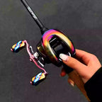 3D Textured Baitcasting Reel Wrap Film, Left or Right Hand – option photo