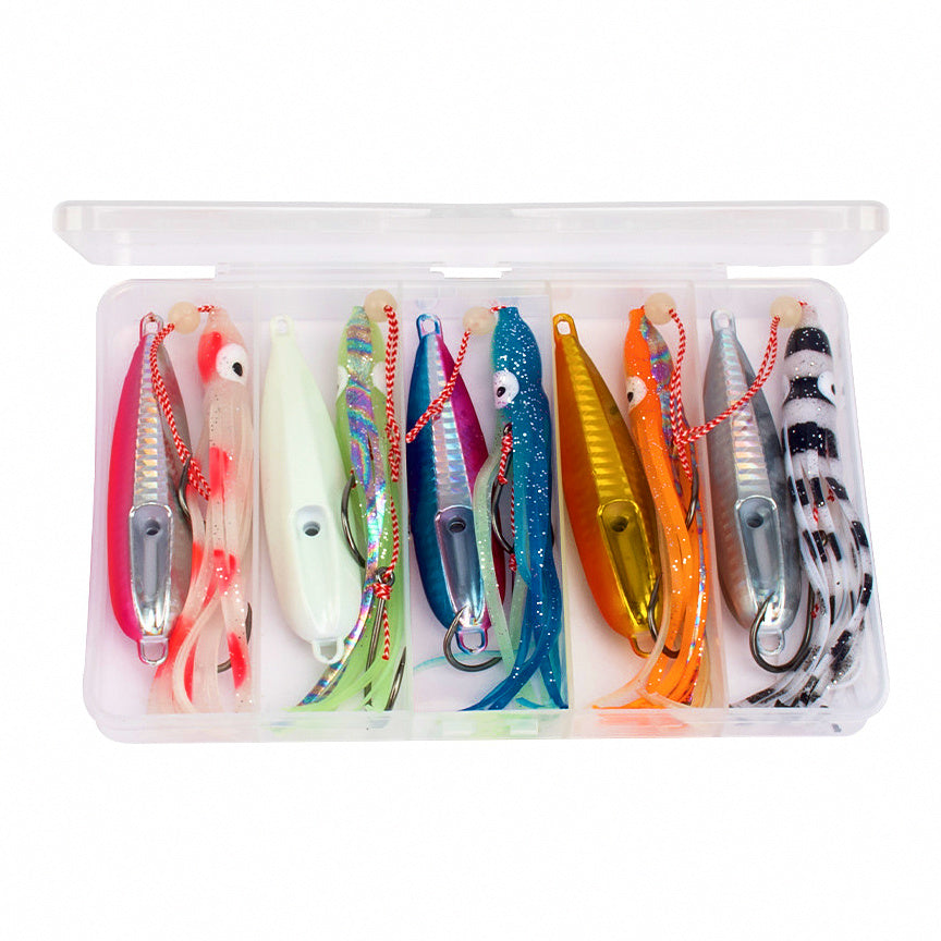 Inchiku Slow Pitch Jig Set with Hooks, 40–200 g (1.4–7.1 oz) – option photo