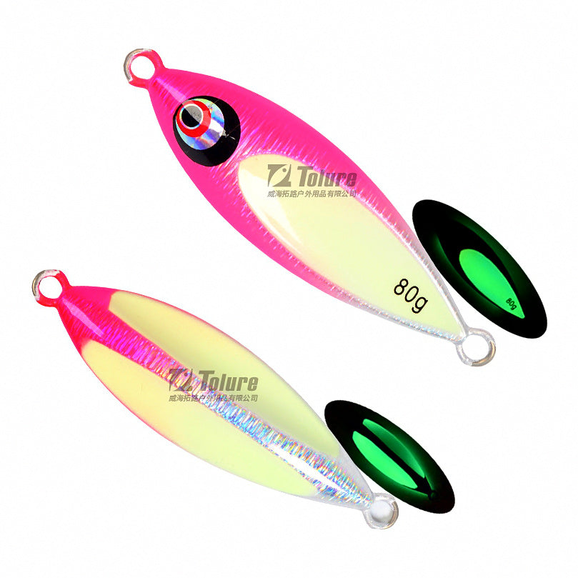 UV Glow Slow Pitch Jig, 80 g (2.8 oz) & 100 g (3.5 oz) – option photo