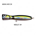 Wooden Popper Lure for GT & Tuna, 120 g (4.2 oz), 21.5 cm – option photo