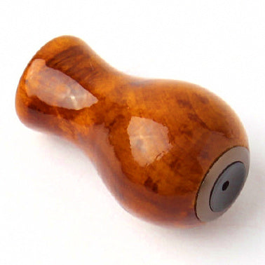 Wood Baitcasting Reel Handle Knob, Wine Gourd Shape – option photo