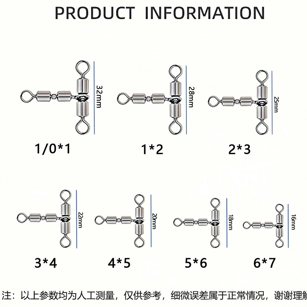 High-Speed Fishing Swivel Connectors, 44–99 lb (20–45 kg) – option photo