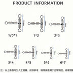 High-Speed Fishing Swivel Connectors, 44–99 lb (20–45 kg) – option photo