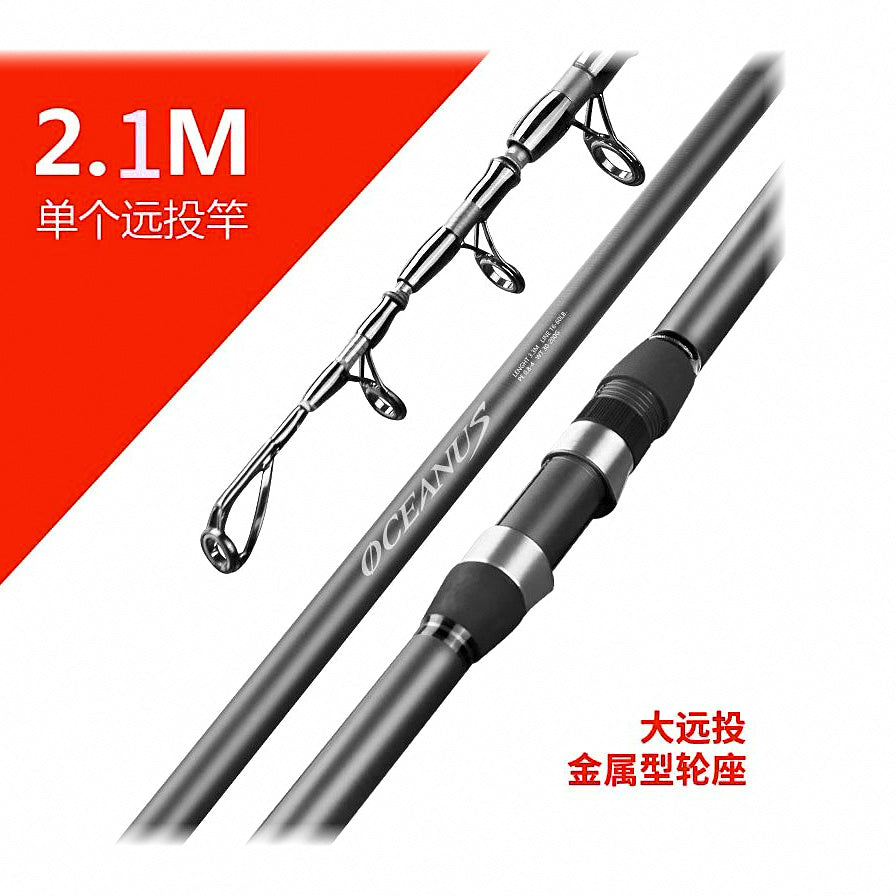 Carbon Surf Casting Rod, 4-Piece, 2.1–5.4 m (6.9–17.7 ft) – option photo