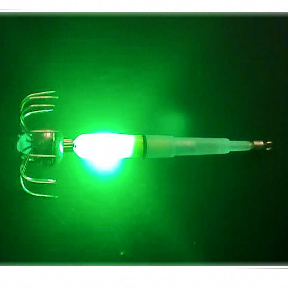 Glow Squid Jig, Tube Style Lure, Yellow or Red Glow – option photo
