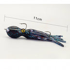 Octopus Squid Jig Soft Bait with Double Hook, 11 cm 19 g – option photo