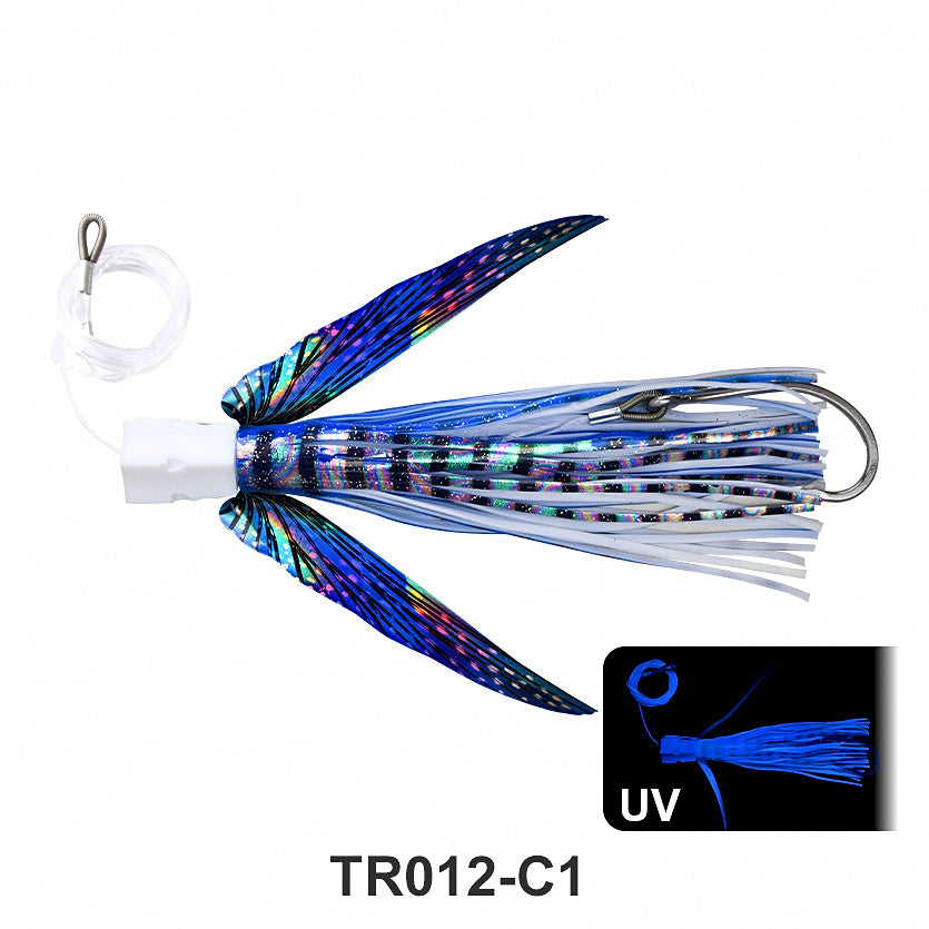 Flying Fish Trolling Lure with UV Skirt and Wings – option photo