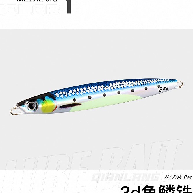 3D Scale Glow Jig, 40–200 g (1.4–7.1 oz) – option photo
