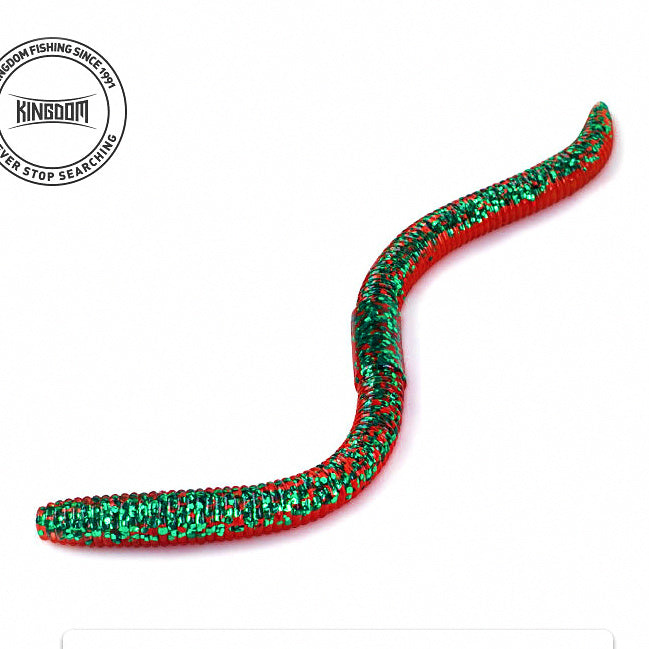 Soft Plastic Worm Lure, 96–120 mm (3.8–4.7 in) – option photo
