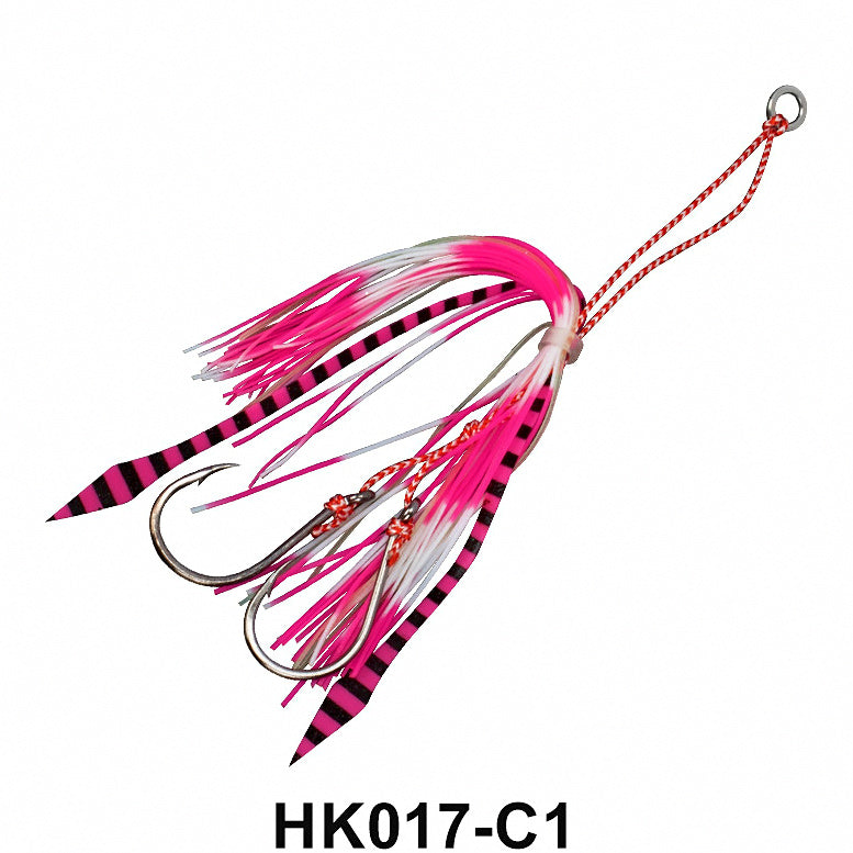 Silicone Skirt Squid Hook Rig, 14 cm (5.5 in), Size 13 Barbed – option photo