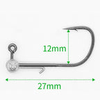Micro Lead Head Hooks, 5-Pack, 0.6–2.7 g (0.021–0.095 oz) – option photo