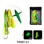 Trolling Squid Lure with Propeller, UV Glow, 203 g (7.2 oz) – option photo