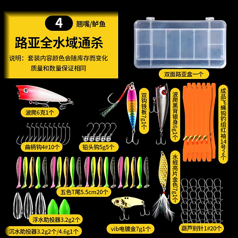 Lure Assortment Kit: Minnows, Spoons & Soft Baits – option photo