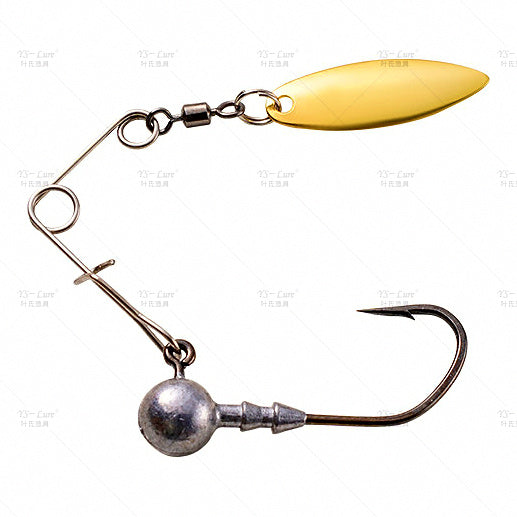 Spinner Blade Lure with Lead Jig Head, Willow or Teardrop – option photo