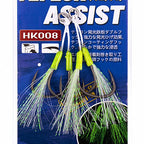 Glow Double Assist Hooks for Jigs, Sizes 1/0–4/0 – option photo