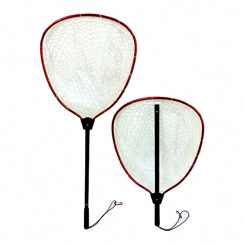 Telescopic Landing Net, Aluminum Handle, Silicone Mesh – option photo