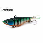 Forked Tail Lead-Head Soft Vibe Swimbait, PVC, 16 Colors – option photo