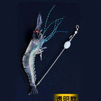 Soft Shrimp Lure, Realistic Soft Plastic Shrimp Bait – option photo