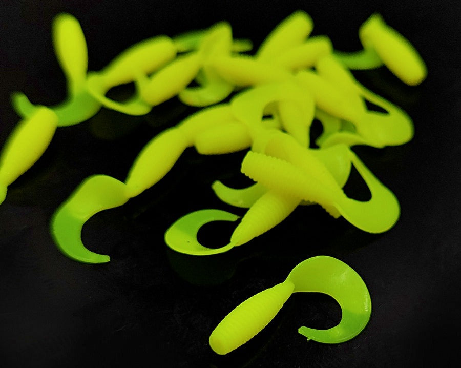 Mini Curly Tail Grub Soft Bait, 2.5 cm (1 in), 10 pcs – option photo