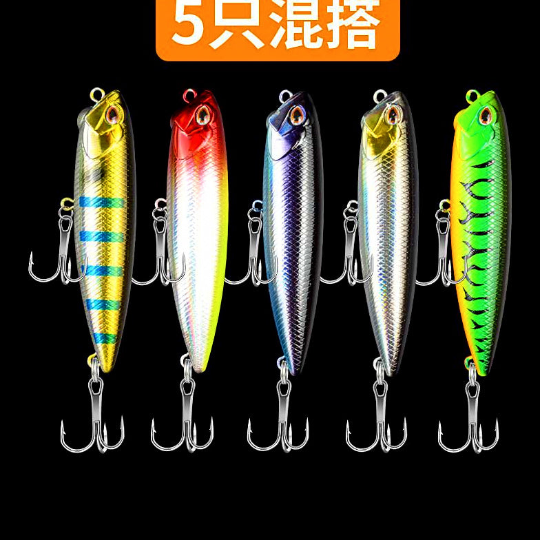 Walk-the-Dog Topwater Pencil Lure 5-Pack, 5.5–14 g (0.19–0.49 oz) – option photo