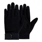 Anti-Slip Work Gloves, Hook-and-Loop Wrist, Black or Camo – option photo