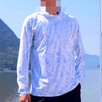 Men's UPF 50+ Hooded Sun Shirt, Camo, Quick-Dry – option photo