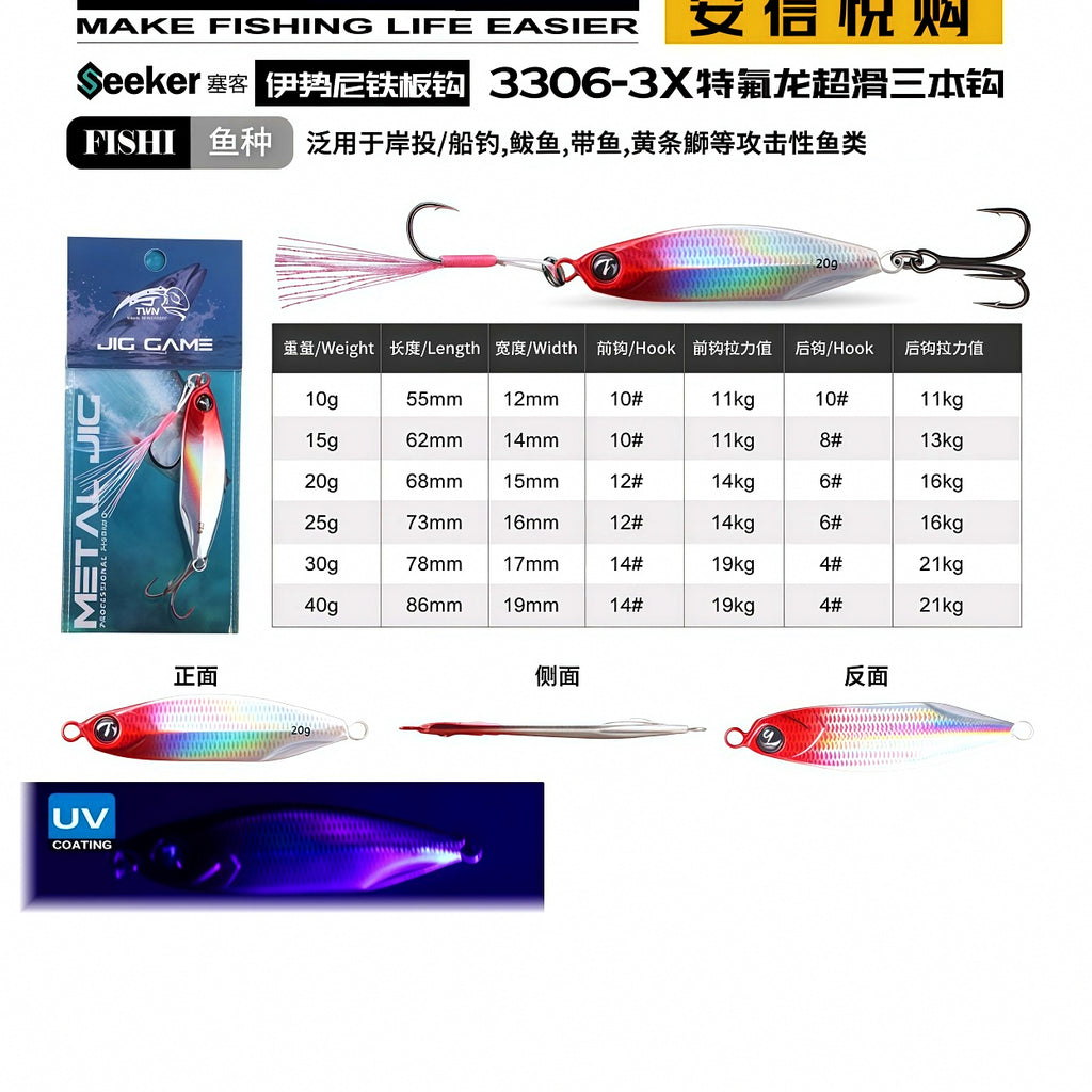 Casting Metal Jig Lure, 10–40 g (0.35–1.4 oz) – option photo