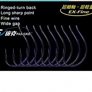 Wacky Rig Worm Hooks, Barbed, 10 Pack, Size #3–4/0 – option photo