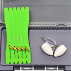 Micro Spinner Spoon Fly Lure, Double Hook, Ceramic Ring – option photo