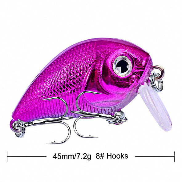 Compact Minnow Hard Bait, 4.5 cm (1.8 in), 7.2 g (0.25 oz) – option photo