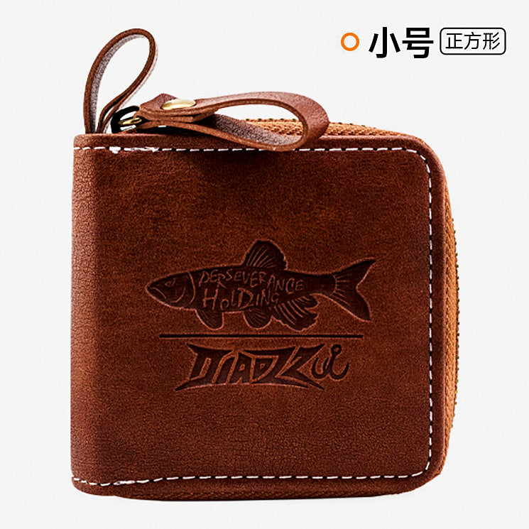 PU Leather Lure, Spoon & Fly Storage Bag, Small or Large – option photo