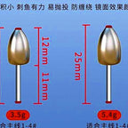 Sliding Bullet Sinker, Tungsten Steel, Plastic Core – option photo