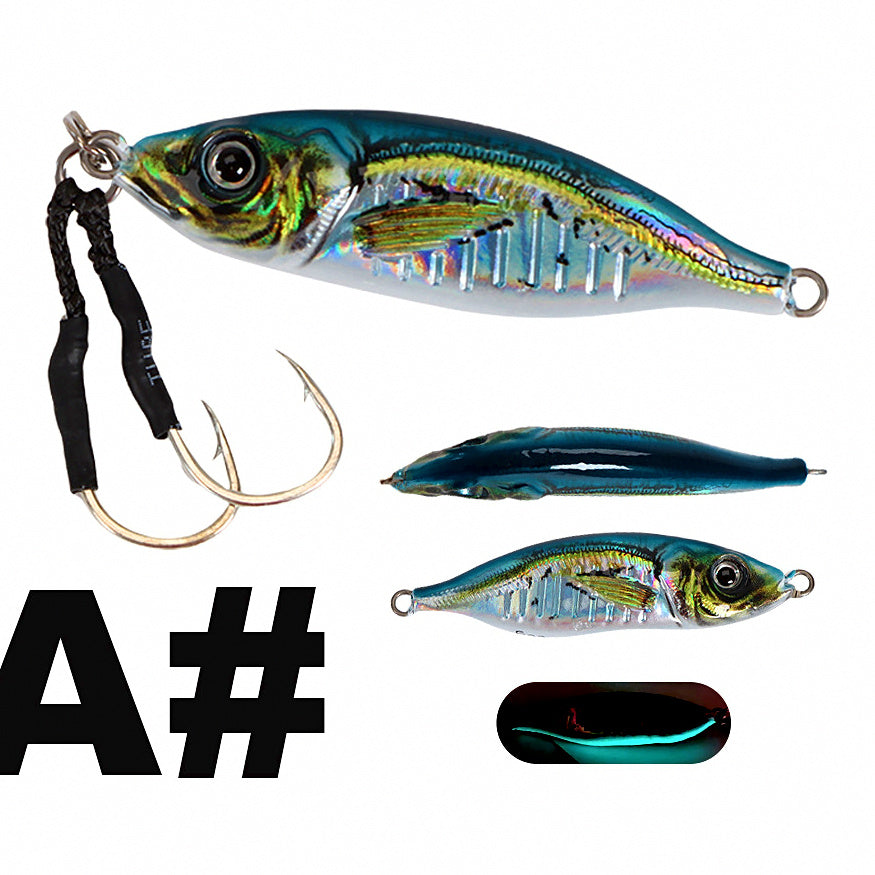 3D Printed Glow Slow Pitch Jig, 60–80 g (2.1–2.8 oz) – option photo